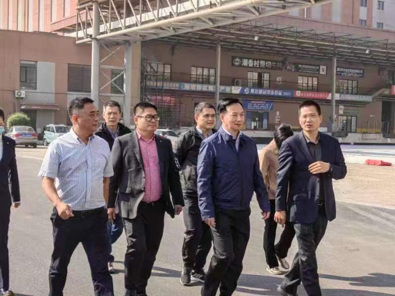 廣東恒興集團(tuán)等領(lǐng)導(dǎo)一行蒞臨中凱智慧冷鏈物流園進(jìn)行實(shí)地考察調(diào)研